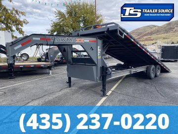 8.5x26 RawMaxx GOOSENECK Tilt Trailer - 16K GVWR -