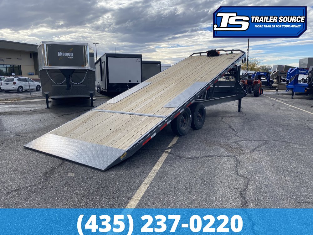 8.5x26 RawMaxx GOOSENECK Tilt Trailer - 16K GVWR -