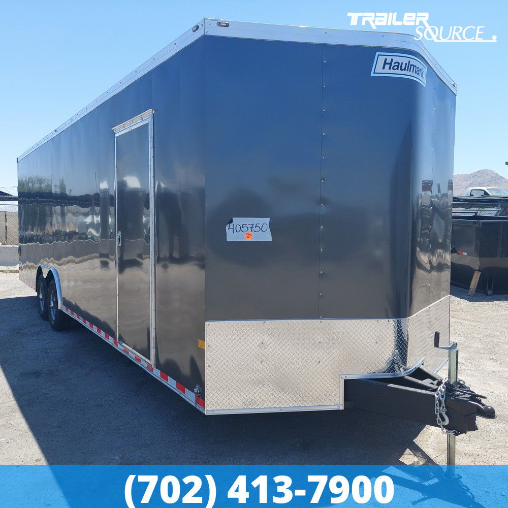 8.5x28 Haulmark Transport 7'6" Interior 12K Tandem Axle Enclosed Cargo