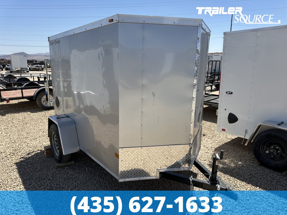 5x8 Wells Cargo Fast Trac Deluxe 5'6" Interior Single Axle Enclosed Cargo