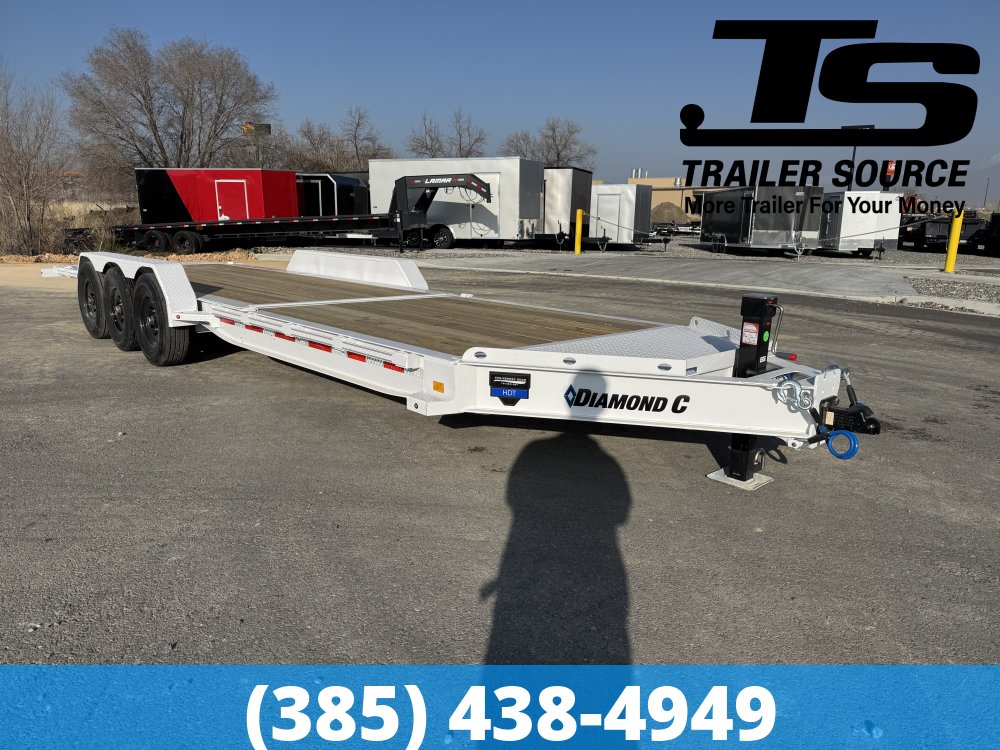 7x26 Diamond C HDT 307 Tilt Trailer - 24K GVWR Torsion Axles