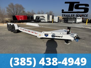 7x26 Diamond C HDT 307 Tilt Trailer - 24K GVWR Torsion Axles