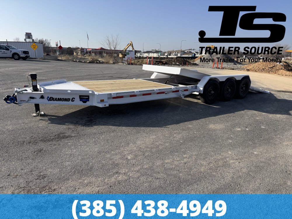7x26 Diamond C HDT 307 Tilt Trailer - 24K GVWR Torsion Axles
