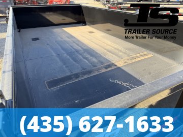 7x14 Top Hat DE Dump Trailer - 24" Sides - 14K GVWR -