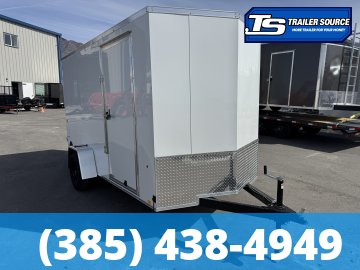 6x12 Look ST DLX Enclosed Cargo Trailer - 6'6" Interior - 3.5K GVWR - Barn Doors