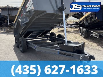 Diamond C MDT 206 6.5x12 ft Dump Trailer 32" Sides 10K GVWR Board Brackets