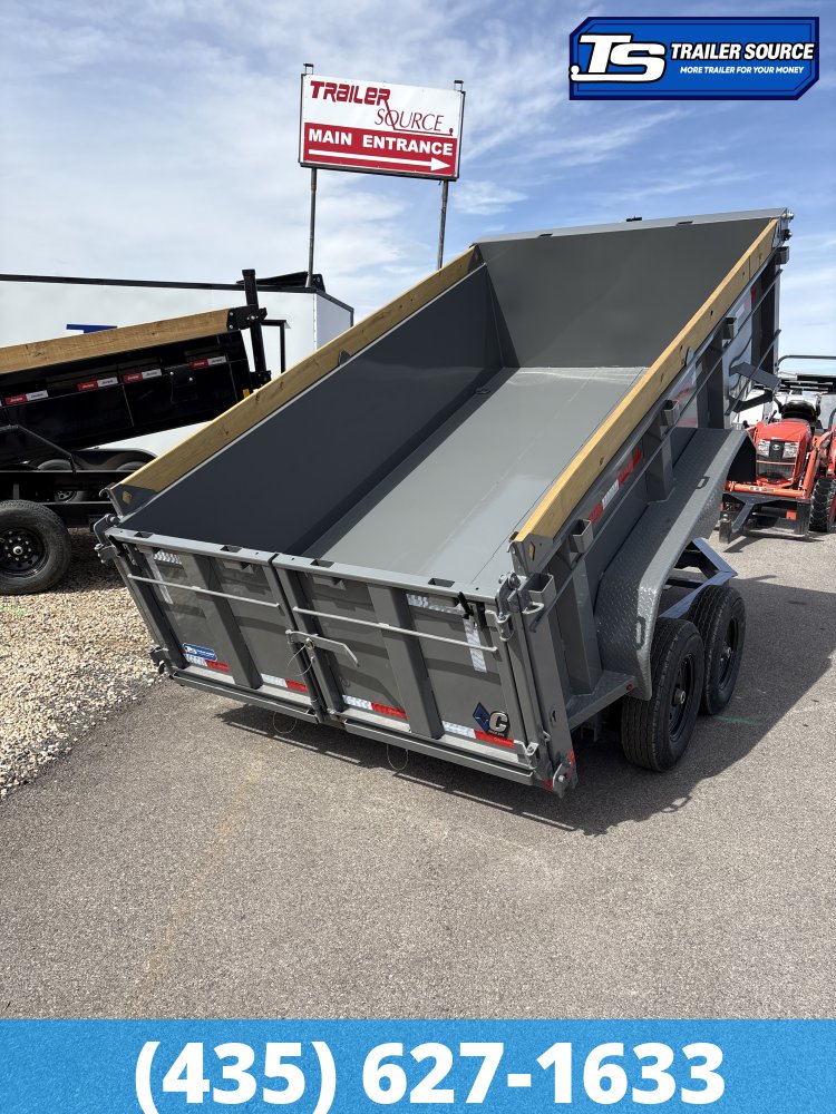 Diamond C MDT 206 6.5x12 ft Dump Trailer 32" Sides 10K GVWR Board Brackets