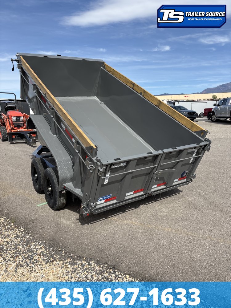 Diamond C MDT 206 6.5x12 ft Dump Trailer 32" Sides 10K GVWR Board Brackets