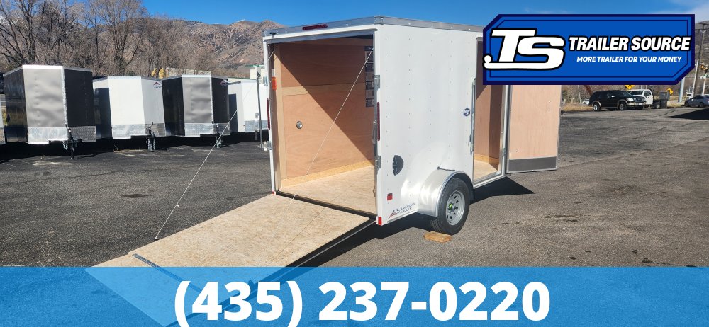 6x10 American Hauler Arrow Enclosed Cargo Trailer - 6'0" Interior - 3.5K GVWR -
