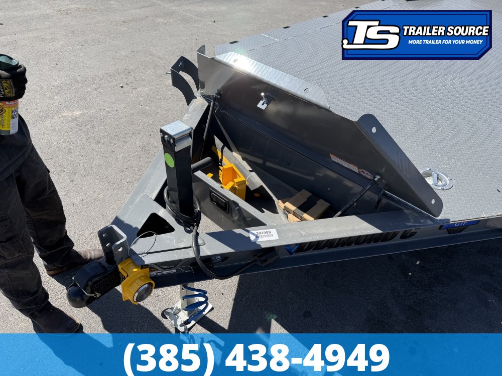8.5x22 Diamond C GTF 206 Flatbed Car Hauler Trailer - 10.4K GVWR -