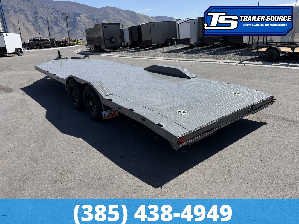8.5x22 Diamond C GTF 206 Flatbed Car Hauler Trailer - 10.4K GVWR -