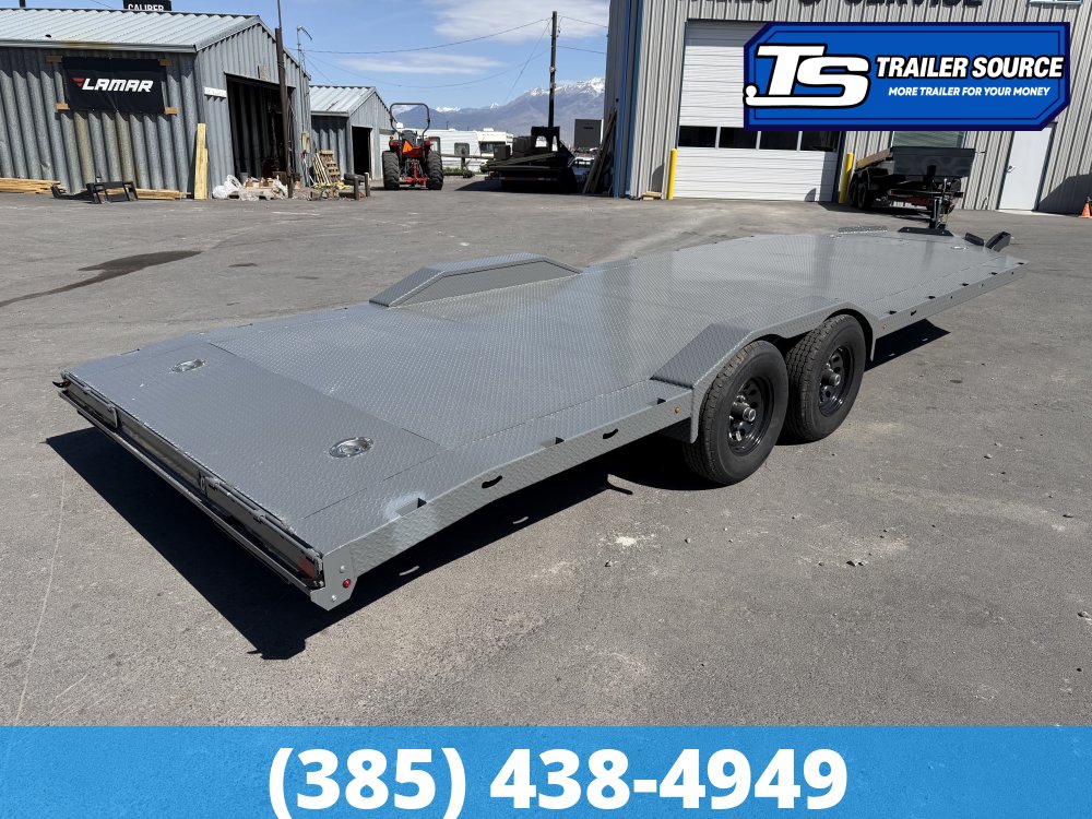 8.5x22 Diamond C GTF 206 Flatbed Car Hauler Trailer - 10.4K GVWR -
