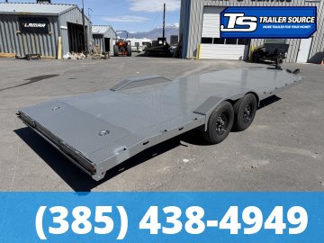 8.5x22 Diamond C GTF 206 Flatbed Car Hauler Trailer - 10.4K GVWR -