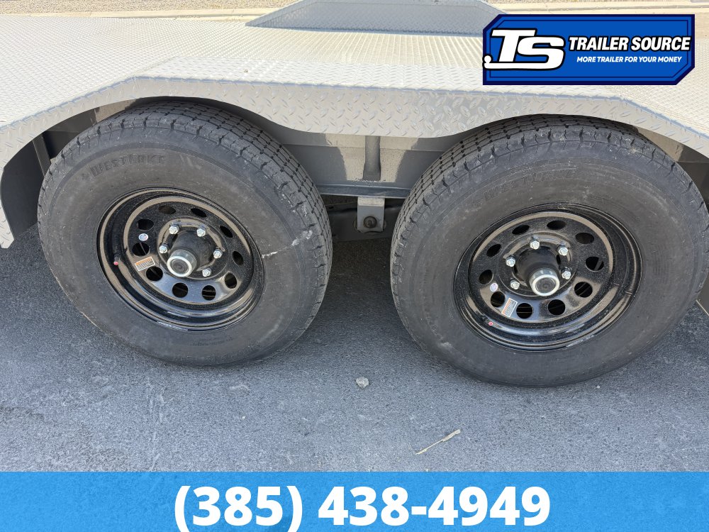 8.5x22 Diamond C GTF 206 Flatbed Car Hauler Trailer - 10.4K GVWR -