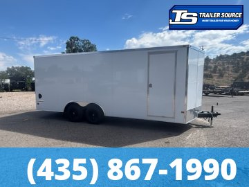8.5x20 Haulmark Passport DELUXE Enclosed Cargo Trailer - 7'0" Interior - 10K GVWR - .080 PolyCor, Dovetail