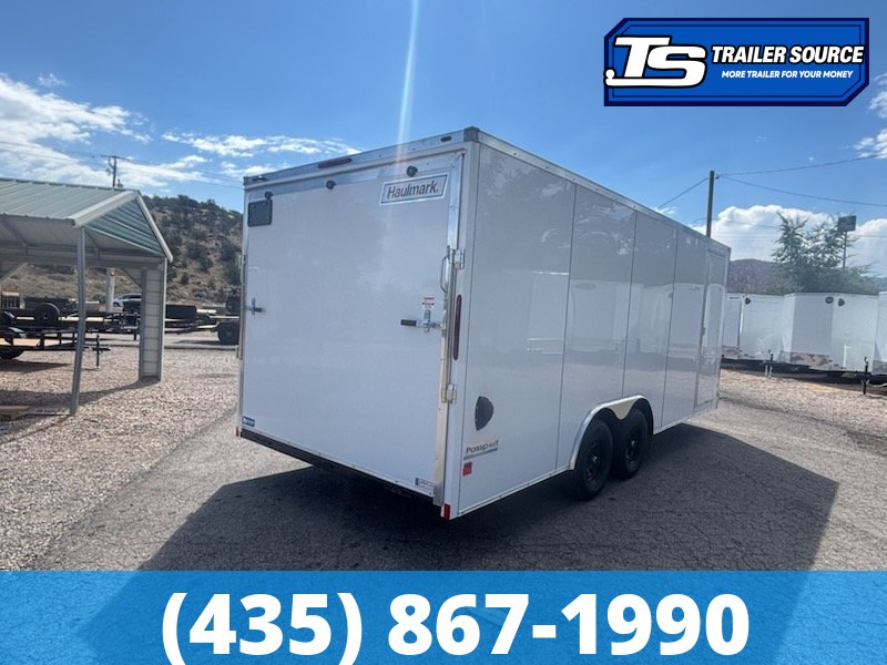8.5x20 Haulmark Passport DELUXE Enclosed Cargo Trailer - 7'0" Interior - 10K GVWR - .080 PolyCor, Dovetail