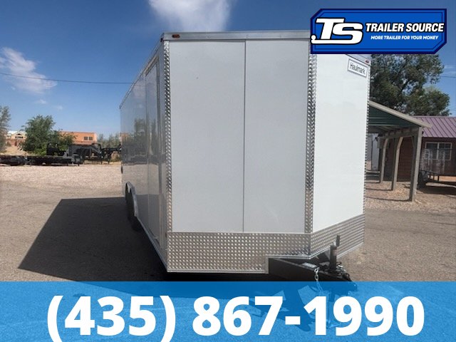8.5x20 Haulmark Passport DELUXE Enclosed Cargo Trailer - 7'0" Interior - 10K GVWR - .080 PolyCor, Dovetail