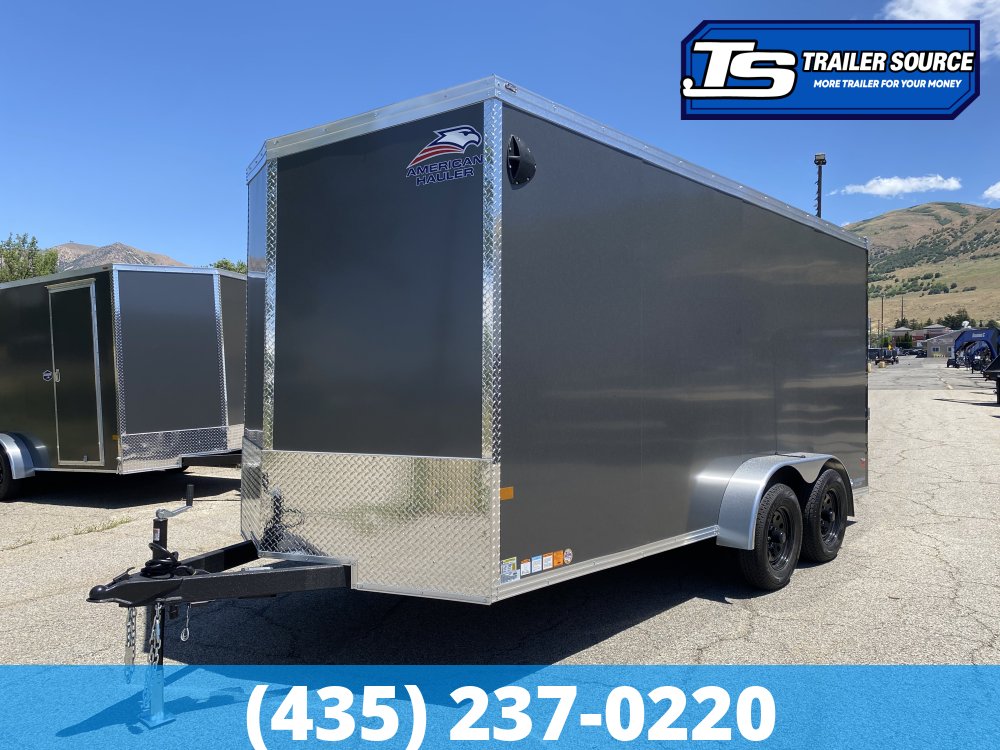 7x16 American Hauler Night Hawk Enclosed Cargo