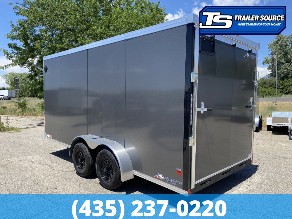 7x16 American Hauler Night Hawk Enclosed Cargo