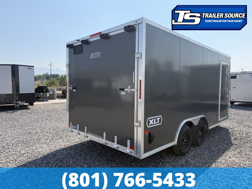 8.5x16 Alcom Aluminum EZ Hauler XLT Auto Trailer - 7'0" Interior - 7K GVWR - Dovetail