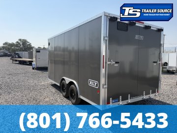 8.5x16 Alcom Aluminum EZ Hauler XLT Auto Trailer - 7'0" Interior - 7K GVWR - Dovetail