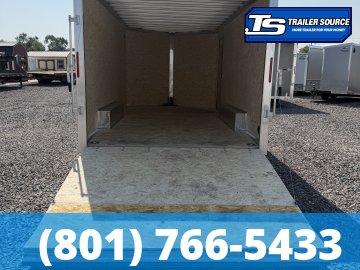 8.5x16 Alcom Aluminum EZ Hauler XLT Auto Trailer - 7'0" Interior - 7K GVWR - Dovetail