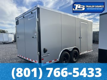 8.5x16 Haulmark Transport Enclosed Cargo Trailer - 7'0" Interior - 12K GVWR - .080 PolyCor, Dovetail
