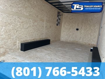 8.5x16 Haulmark Transport Enclosed Cargo Trailer - 7'0" Interior - 12K GVWR - .080 PolyCor, Dovetail
