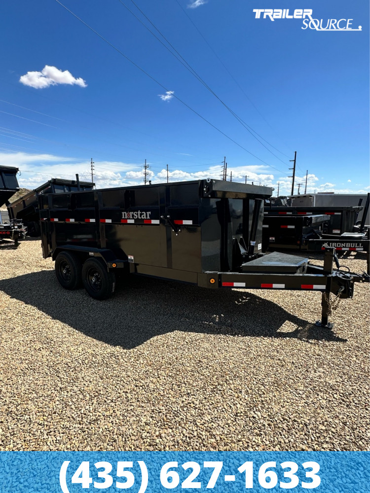 7x14 Norstar Iron Bull DXB 48" Sides 14K Dump Trailer