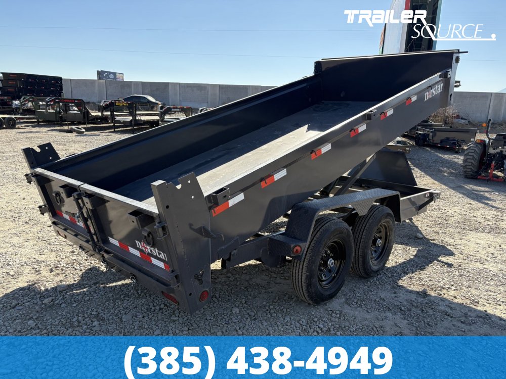 7x16 Norstar Iron Bull DCB 20" Sides 14K Dump Trailer