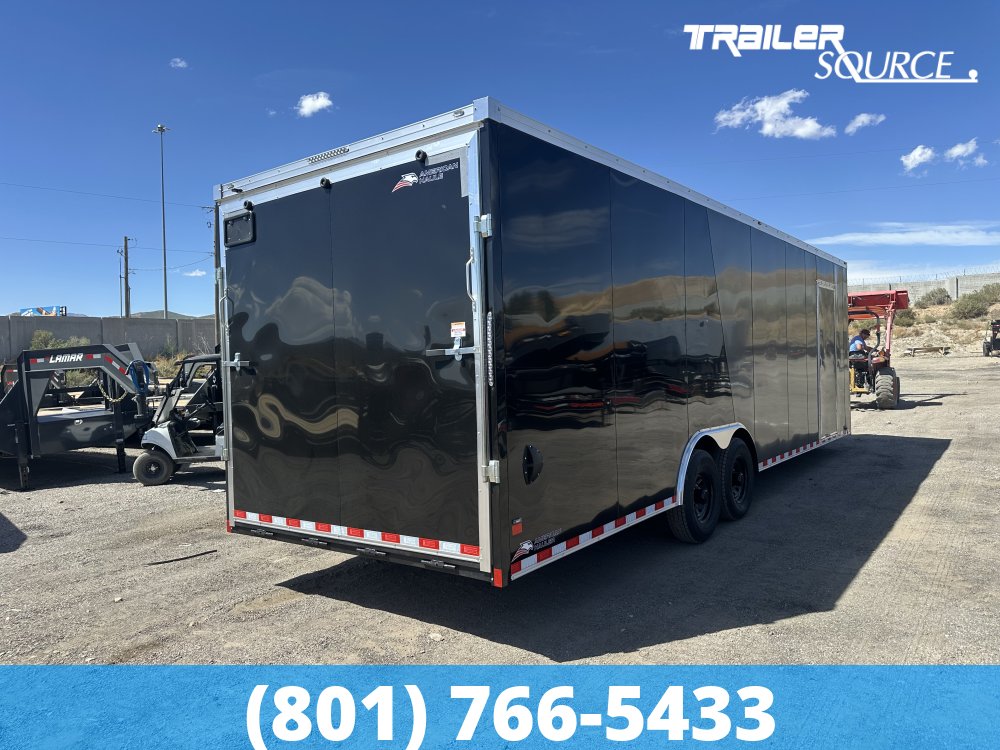 8.5x28 American Hauler Night Hawk 7'6" 12K Tandem Axle Enclosed Cargo