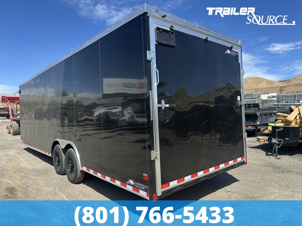 8.5x28 American Hauler Night Hawk 7'6" 12K Tandem Axle Enclosed Cargo
