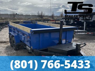 7x14 Liberty LD Dump Trailer - 24" Sides - 15.4K GVWR -