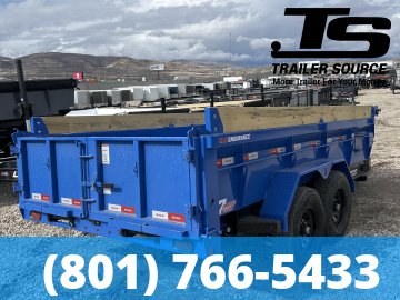7x14 Liberty LD Dump Trailer - 24" Sides - 15.4K GVWR -