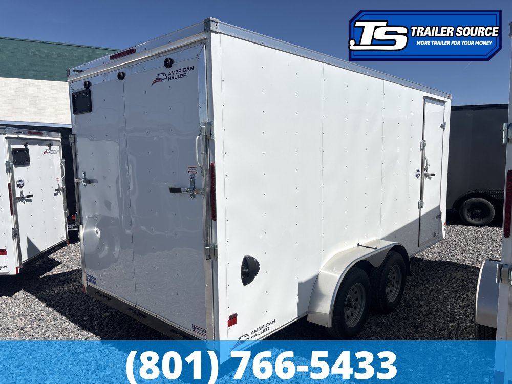 7x16 American Hauler Arrow Enclosed Cargo Trailer - 7'0" Interior - 7K GVWR -