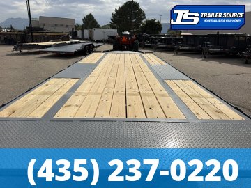 8.5x22 Diamond C DET 210 Deckover Tilt Trailer - 23K GVWR -