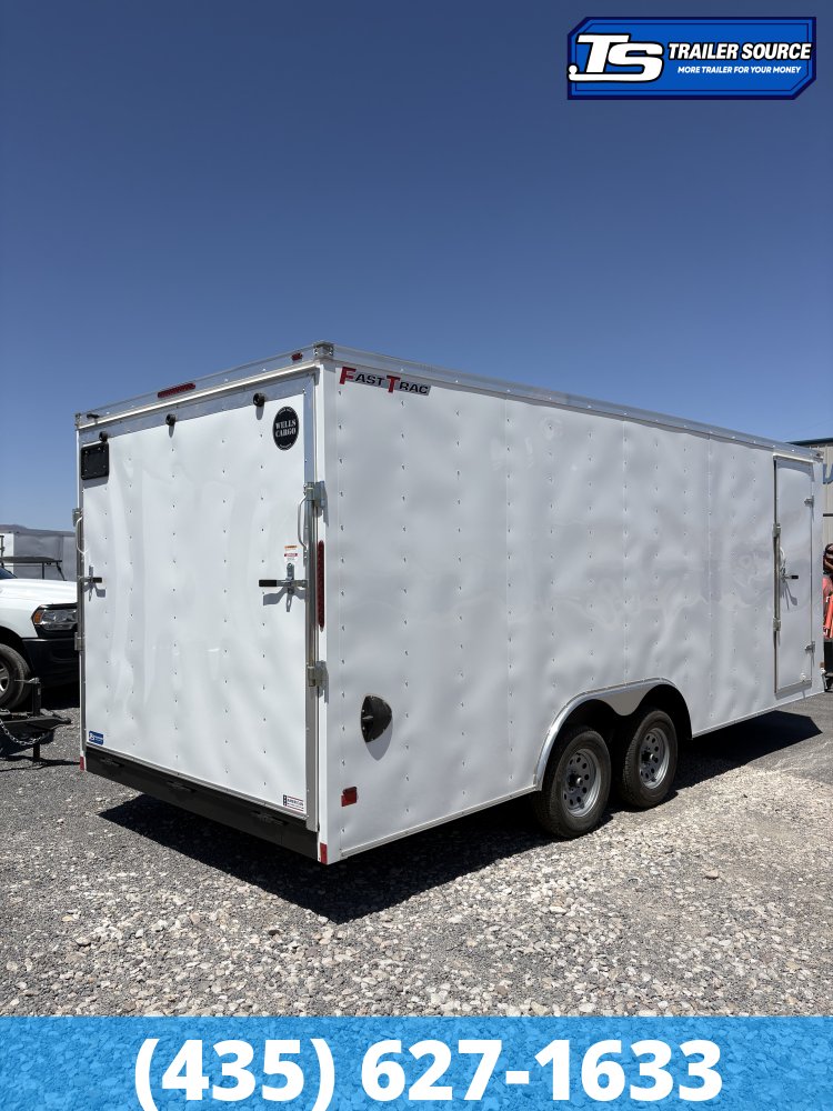 8.5x20 Wells Cargo FastTrac Enclosed Cargo Trailer - 7'0" Interior - 7K GVWR -