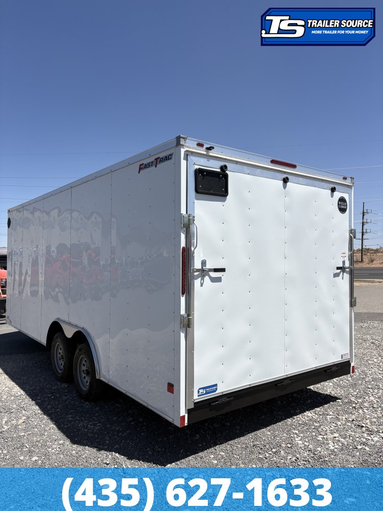 8.5x20 Wells Cargo FastTrac Enclosed Cargo Trailer - 7'0" Interior - 7K GVWR -