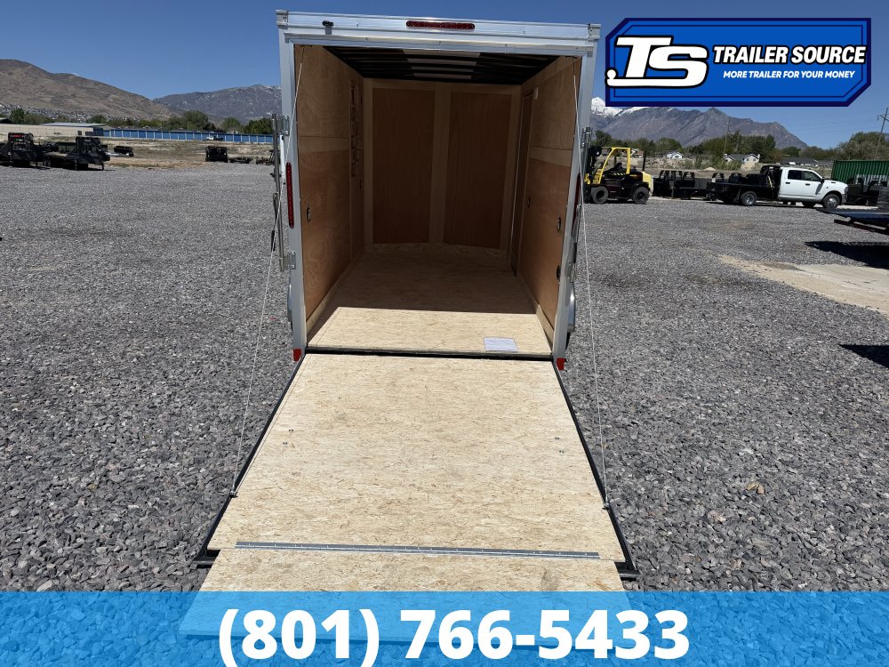 6x12 American Hauler Arrow Enclosed Cargo Trailer - 6'6" Interior - 3.5K GVWR - Ramp Door, Ramp Gate