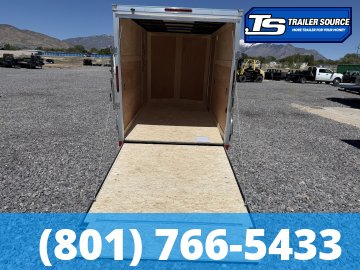 6x12 American Hauler Arrow Enclosed Cargo Trailer - 6'6" Interior - 3.5K GVWR - Ramp Door, Ramp Gate