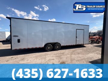 8.5x28 Look Element SE Enclosed Cargo Trailer - 7'6" Interior - 14K GVWR - .080 PolyCor, Alloy Wheels, D-Rings