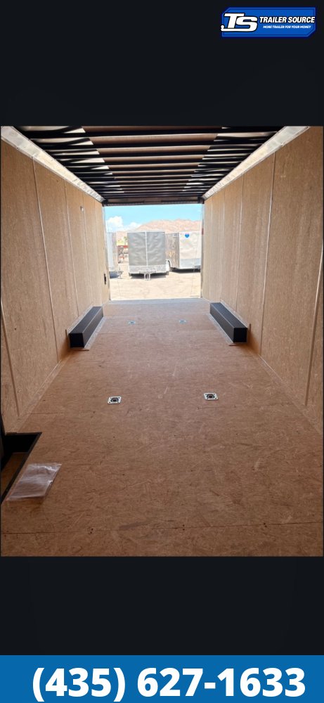 8.5x28 Look Element SE Enclosed Cargo Trailer - 7'6" Interior - 14K GVWR - .080 PolyCor, Alloy Wheels, D-Rings