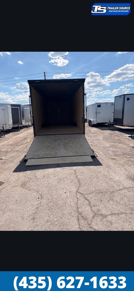 8.5x28 Look Element SE Enclosed Cargo Trailer - 7'6" Interior - 14K GVWR - .080 PolyCor, Alloy Wheels, D-Rings