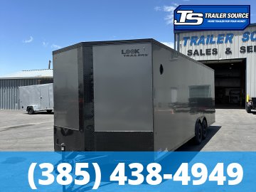 8.5x24 Look ST DLX Enclosed Cargo Trailer - 7'0" Interior - 10K GVWR - .080 PolyCor, 16" Cross Member Upgrade, Black Out Package