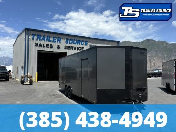 8.5x24 Look ST DLX Enclosed Cargo Trailer - 7'0" Interior - 10K GVWR - .080 PolyCor, 16" Cross Member Upgrade, Black Out Package