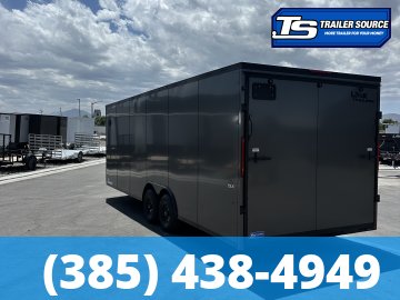 8.5x24 Look ST DLX Enclosed Cargo Trailer - 7'0" Interior - 10K GVWR - .080 PolyCor, 16" Cross Member Upgrade, Black Out Package