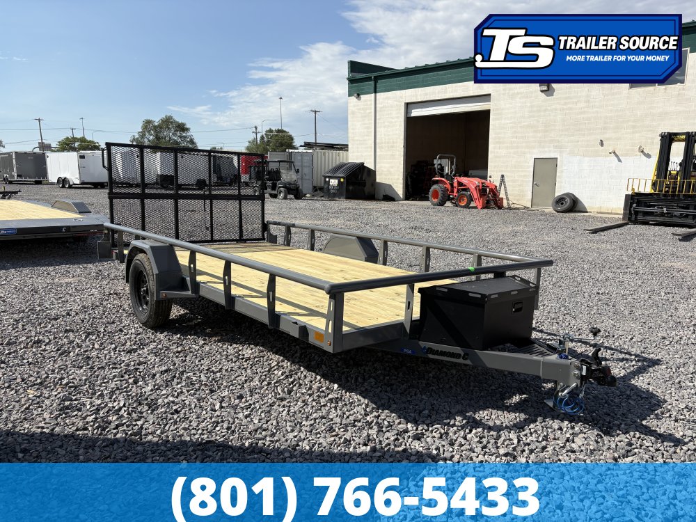 7x14 Diamond C PSA 135 Utility Trailer - 3.5K GVWR -