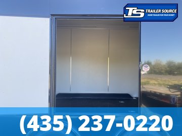 8.5x24 Look Vision Circuit Edition Enclosed Race Car Hauler Trailer - 7'6" Interior - 10K GVWR - .080 PolyCor, Black Out Package, Escape Door