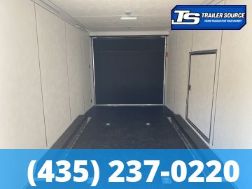 8.5x24 Look Vision Circuit Edition Enclosed Race Car Hauler Trailer - 7'6" Interior - 10K GVWR - .080 PolyCor, Black Out Package, Escape Door
