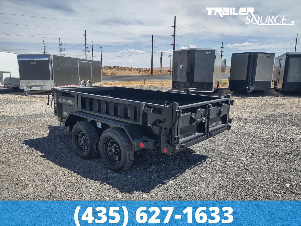 5x10 Iron Bull DTB 18" Sides 7K Dump Trailer
